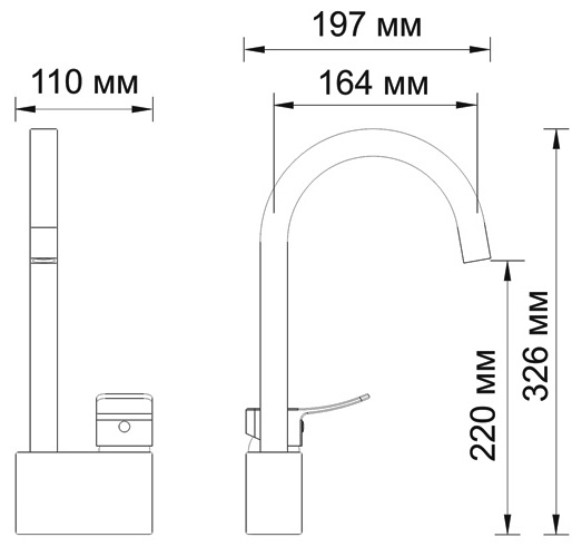 Смеситель WasserKRAFT ALLER 1067 для кухонной мойки  Смеситель WasserKRAFT ALLER 1067 для кухонной мойки