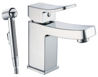 Смеситель WasserKRAFT ALLER 1068 для раковины с гигиеническим душем Смеситель WasserKRAFT ALLER 1068 для раковины с гигиеническим душем