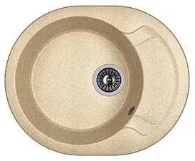 Мойка кухонная из литьевого мрамора Dr. Gans БЕРТА 580 25.040.B0580.405 58*47 см. терра