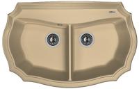 Мойка кухонная керамогранитная Florentina ЭМИЛИЯ 870 20.365.F870.306 87*55 см. капучино