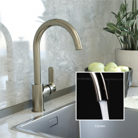 Смеситель IDDIS CUBA CU1BNJ0i05 для кухонной мойки 