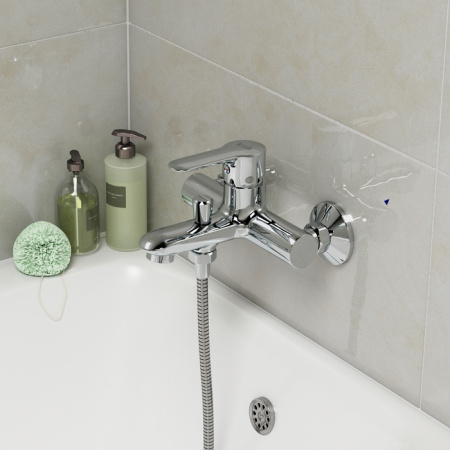 Смеситель IDDIS CUBA CUBSB00i02WA для ванны и душа 