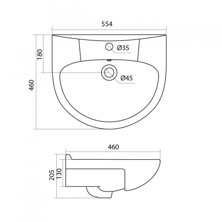 Раковина Santek АНТИК 1.WH11.0.186  