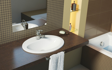 Раковина Cersanit CALLA S-UM-Cl/1-w 54 