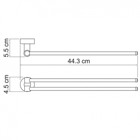 Полотенцедержатель WasserKRAFT DONAU K-9431  