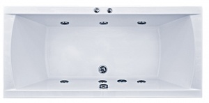 Ванна акриловая BAS ИНДИКА В 00023 170x80 см. 