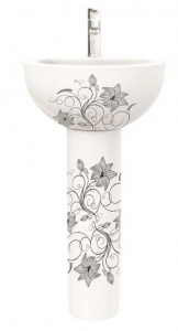 Раковина Sanita luxe ART FLORA ARTSLWB10 48  Раковина Sanita luxe ART FLORA ARTSLWB10 48