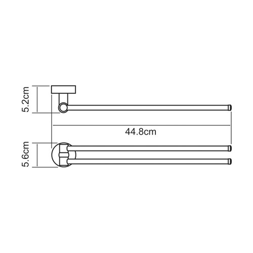 Полотенцедержатель WasserKRAFT ISEN K-4031  