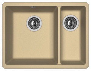 Мойка кухонная керамогранитная Florentina ВЕГА 335/160 22.325.D0510.306 55*42 см. капучино