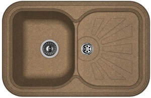 Мойка кухонная керамогранитная Florentina КРИТ 780 20.170.D0780.105 78*51 см. коричневый