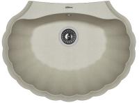 Мойка кухонная керамогранитная Florentina ГРЕБЕШОК 20.345.E0695.305 69,5*52,5 см. грей