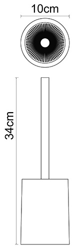Ёрш напольный WasserKRAFT OHRE K-37727   Ёрш напольный WasserKRAFT OHRE K-37727