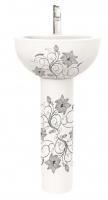 Раковина Sanita luxe ART FLORA ARTSLWB10 48  Раковина Sanita luxe ART FLORA ARTSLWB10 48