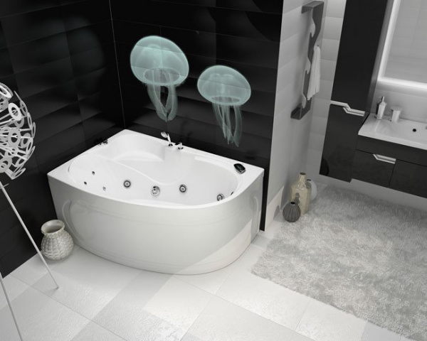 Ванна акриловая Triton НИКОЛЬ  160x100 см. правая  Ванна акриловая Triton НИКОЛЬ  160x100 см. правая