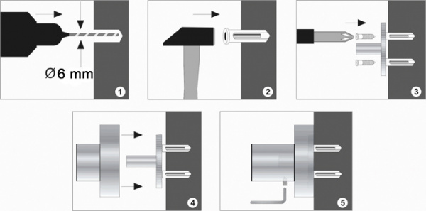 Ёрш навесной WasserKRAFT DONAU K-9427  