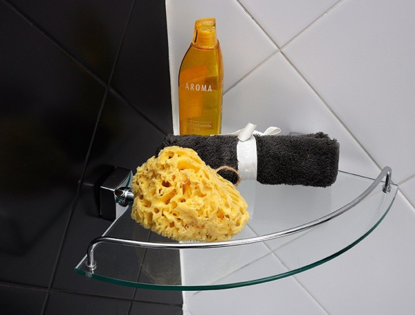 Полка угловая Fixsen KVADRO FX-61303A   Полка угловая Fixsen KVADRO FX-61303A